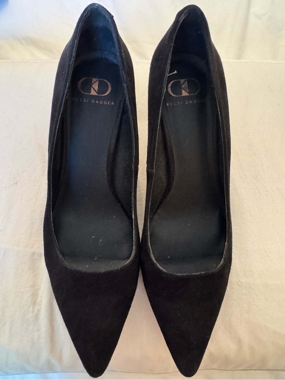 Kelsi Dagger black suede pumps. Size 8. 
2 3/4” heel.